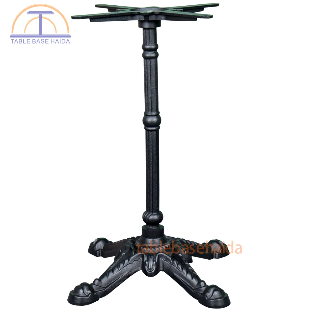 Industrial-Style Cast Iron Cafe Table Leg French-Style Metal Coffee Table Base for Hotel or Living Room Dining Furniture Legs
