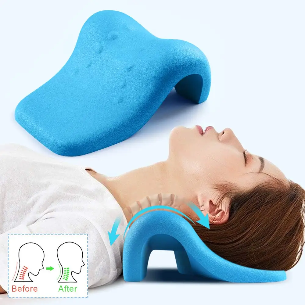 Cervical Traction Pillow - Traction Neck Rest Pillow