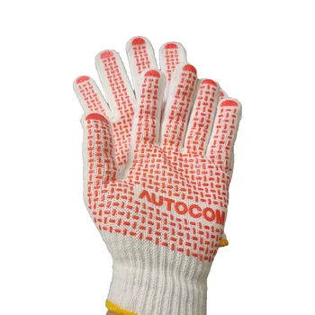 Non-slip Glue gloves Bead gloves Plastic cotton yarn gloves