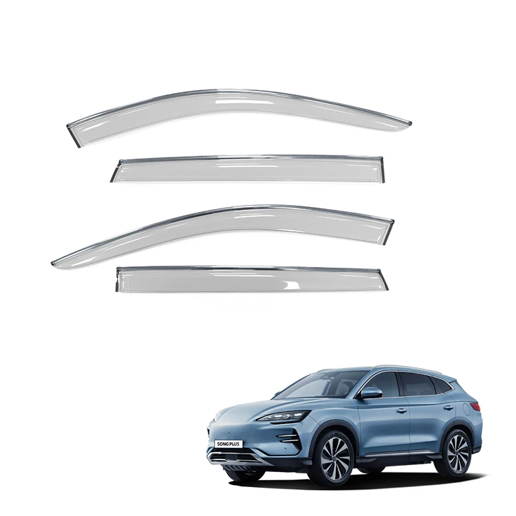 Seal U Acrylic Window Visor Door Visor Shield Sun Rain Shield Wind Deflector For BYD Song Plus Champion 2023 Accessories