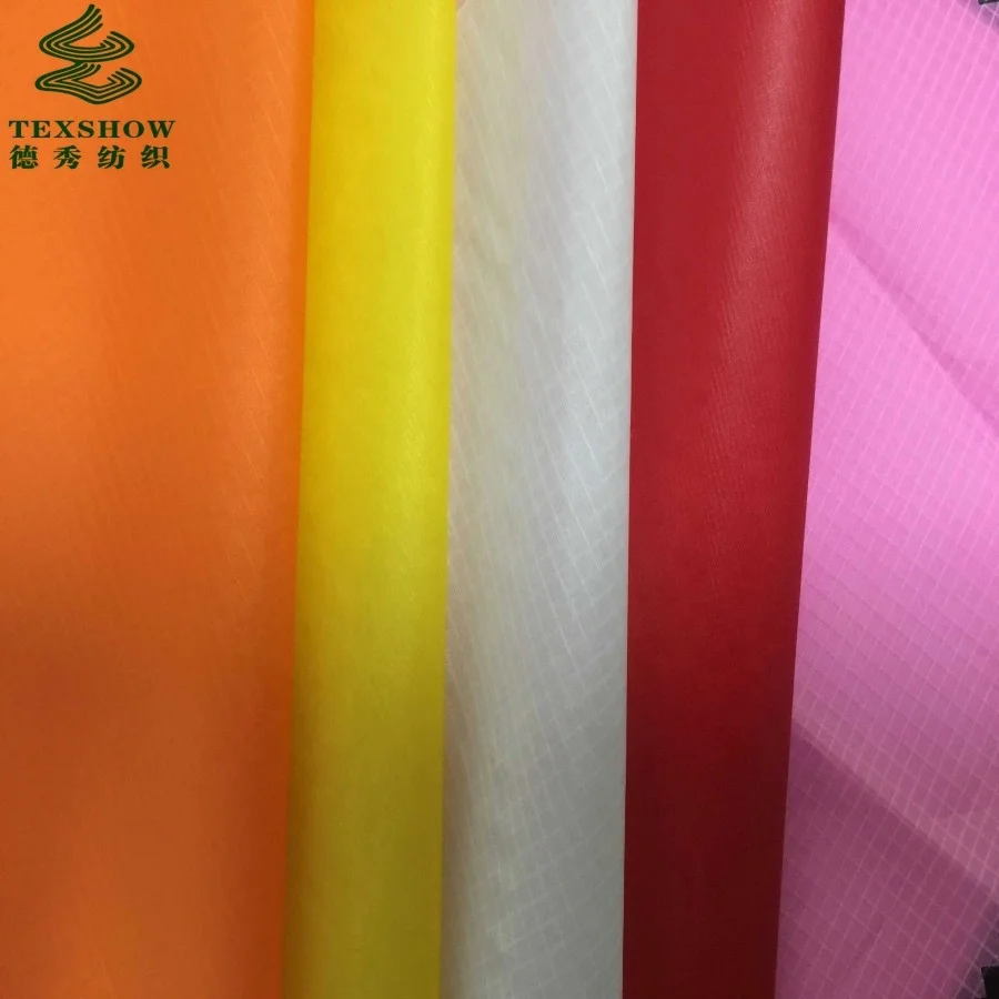 Light Weight Soft High Tensile Parachute Ripstop Nylon Fabric