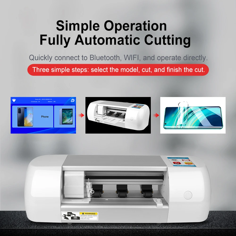 High-Precision Cutter Supports All Models Phone TPU Hydrogel Protector Film Cutting Machine manufacture