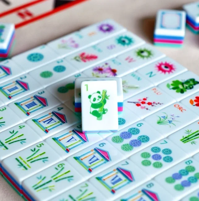 High End Luxury Traditional Mahjong Set Game 160 Durable Acrylic Tiles 4 Acrylic Racks Portable Table Board Games Night