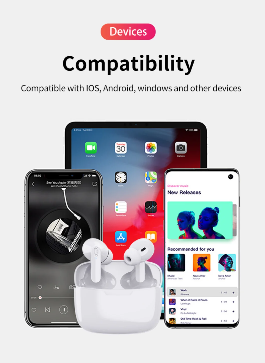 Y113 TWS In Ear Stereo Noise Canceling Earbuds Wireless Earphone HiFi Music Gaming Headset Sports Waterproof Earbuds - ANKUX.COM