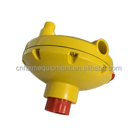 Automatic Drinking System Water Regulator and End Kit Good Quality Durable Use in Agriculture Farm Yellow