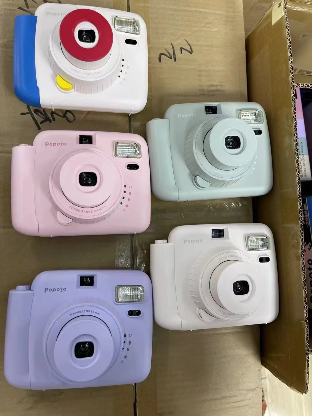 Children's Camera with Color Printing Can Shoot Children's Gift Mini Toy Camera Photos Video Digital Instant Camera
