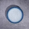 Striped shallow plate-sapphire blue