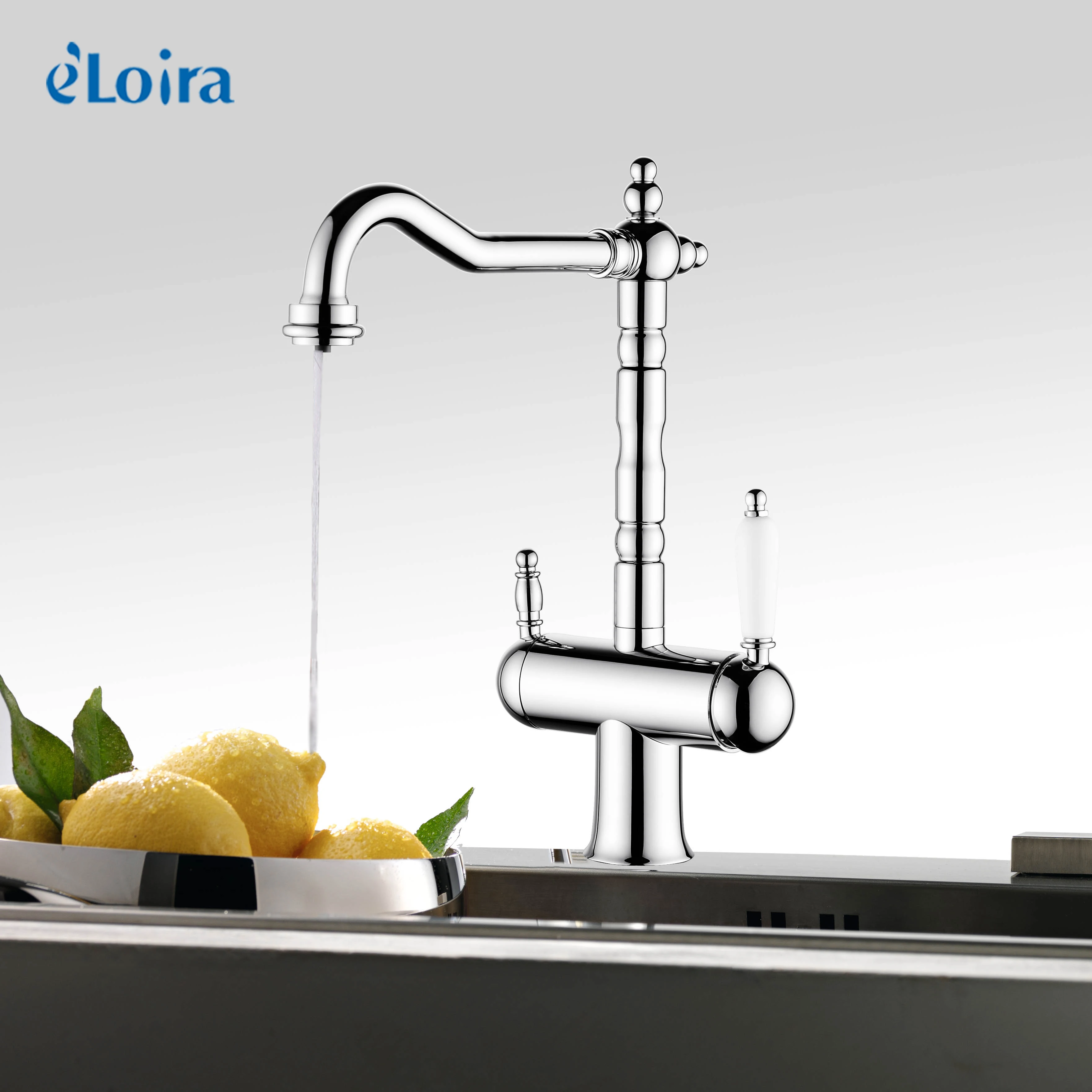 Classical 3 Way Instant Boiling Water Tap Hot Water Kitchen Faucet With