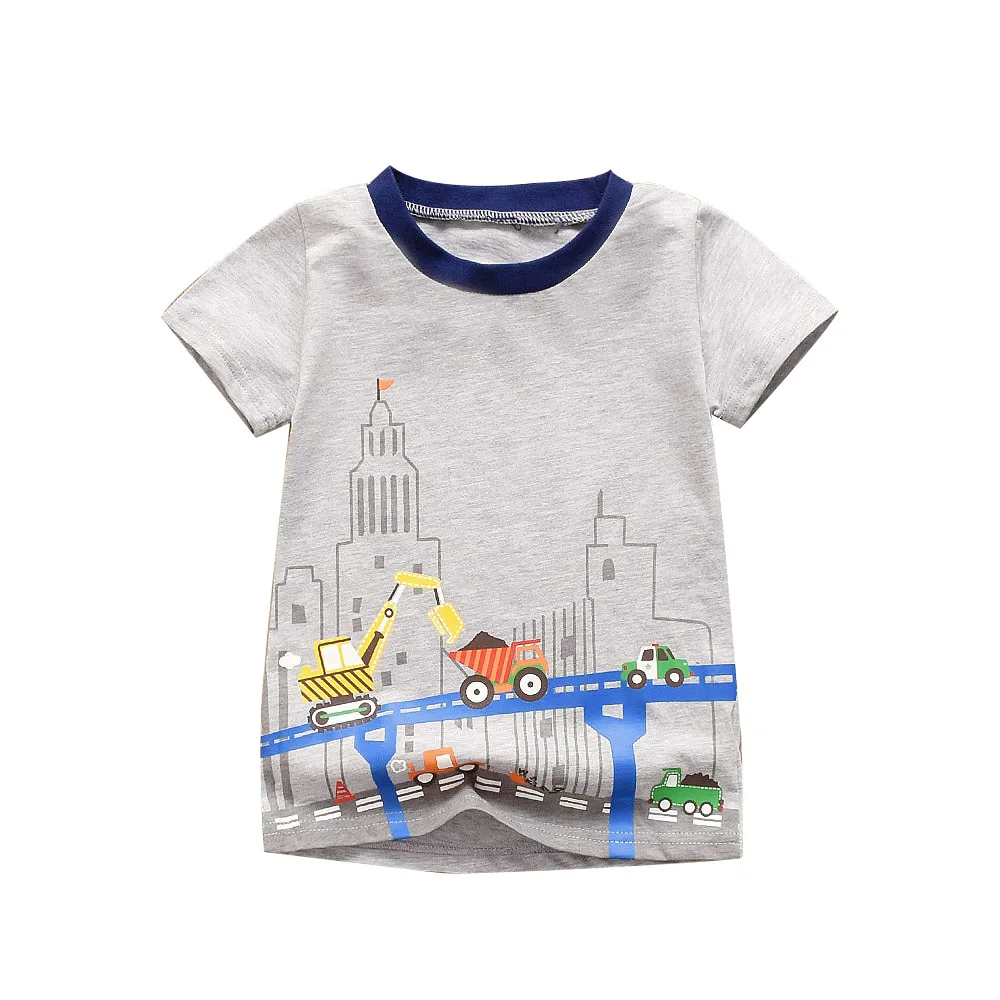 
Новая модная летняя футболка для малышей с коротким рукавом для новорожденных детей оптом 