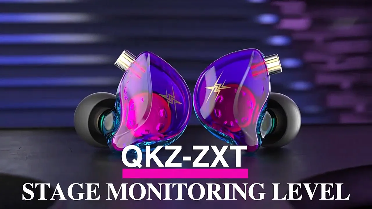 Qkz Zxt 1 Dynamic Hifi Bass Sport Noise Cancelling In Ear Monitor Earphones  - Buy In Ear Monitor Earphones,Qkz Zxt Edx Pro Earphones 1 Dynamic Hifi  Bass Earbuds In Ear Monitor Headphones Sport Noise 