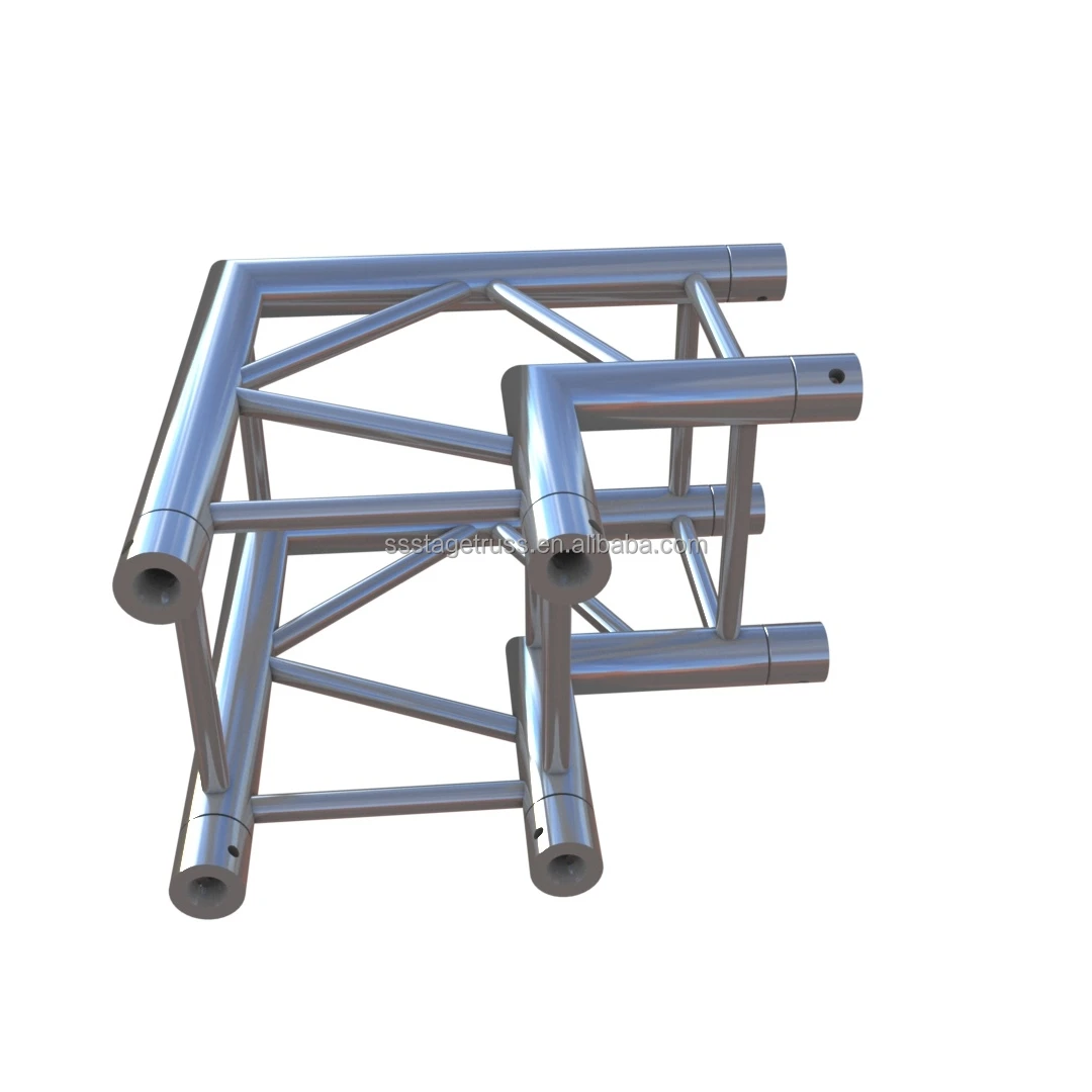 400x400mm 2-Way 90° Corner Block Spigot Truss Roof Connector
