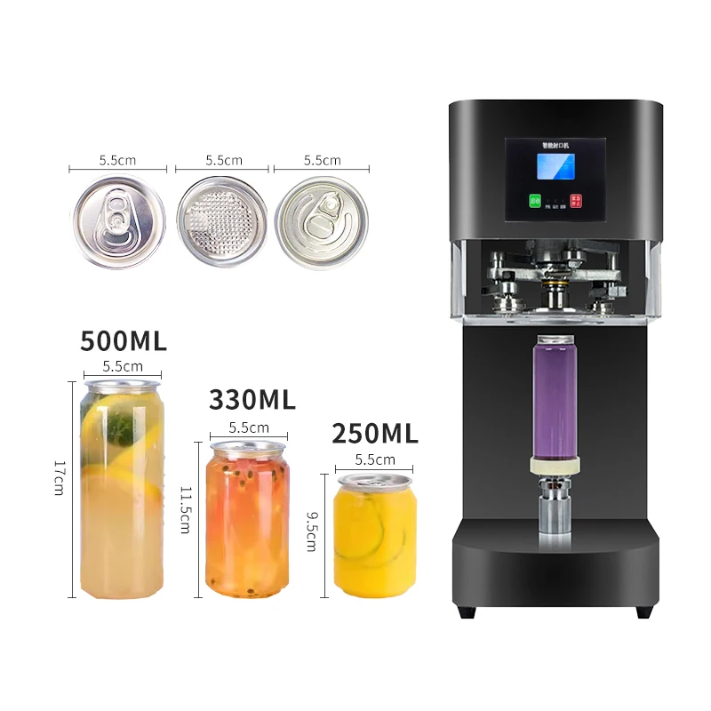 HENGZHI 高品質 全自動 缶シーリングマシン PET/ブリキ缶 シーマー