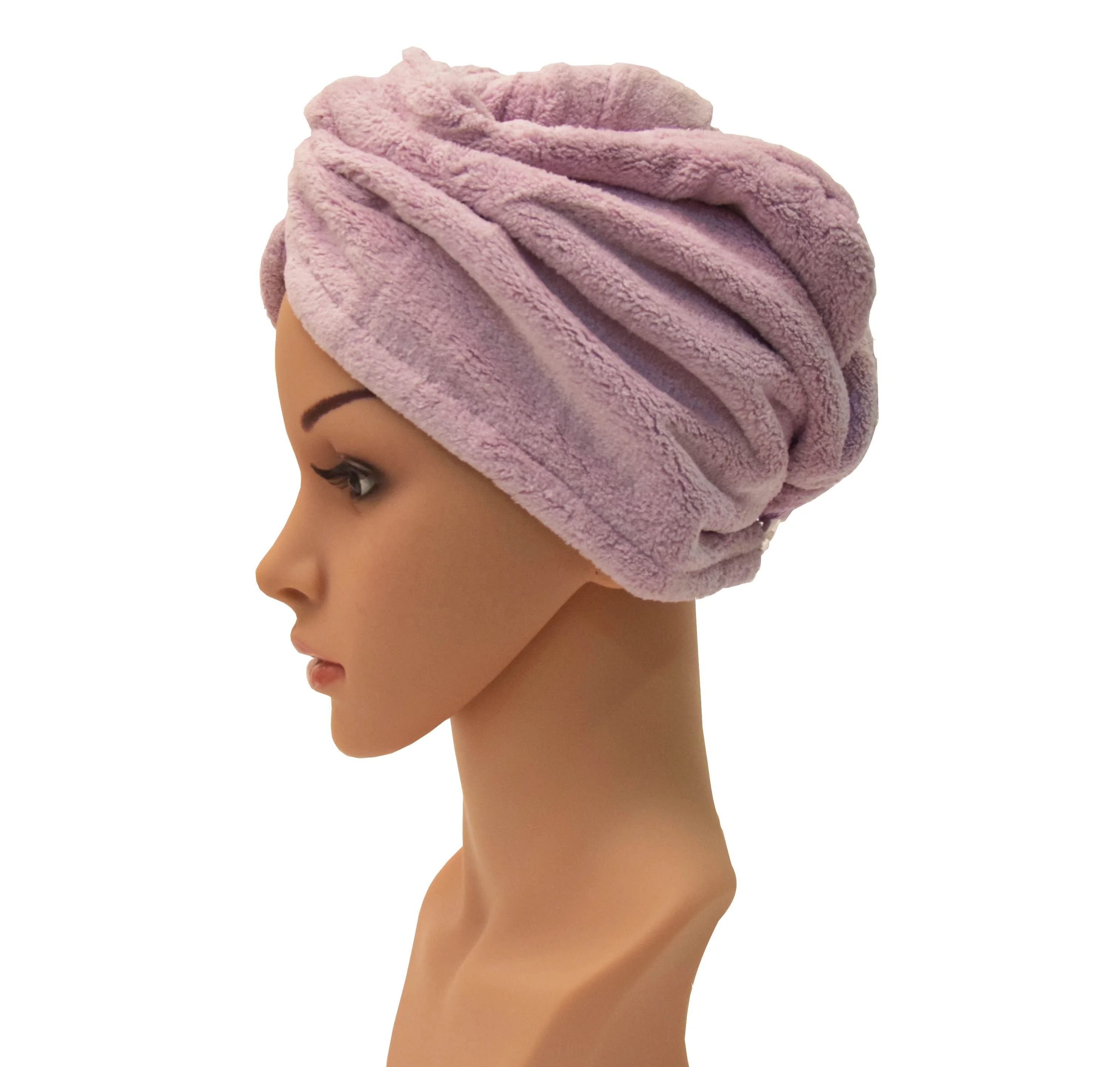 MOQ100pcs Fast Delivery Shower  Wrap Turban Adults Salon Microfiber Hair Drying Towel