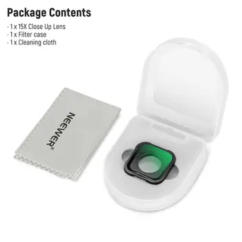 Best Selling   20% OFF Action Camera Lens Protective Lens Filter NEEWER 15X Macro Lens product image