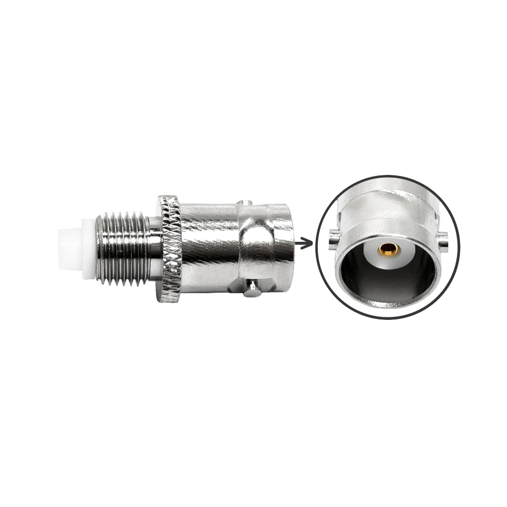 Factory Price Bnc Female Jack to Fme Hembra Rf Coax Coaxial (rf) Connectors Copper Adaptor Adapter Rohs in Stock Copper Brass