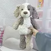 Coque en peau de chien à blocs de couleurs en relief de 45 cm