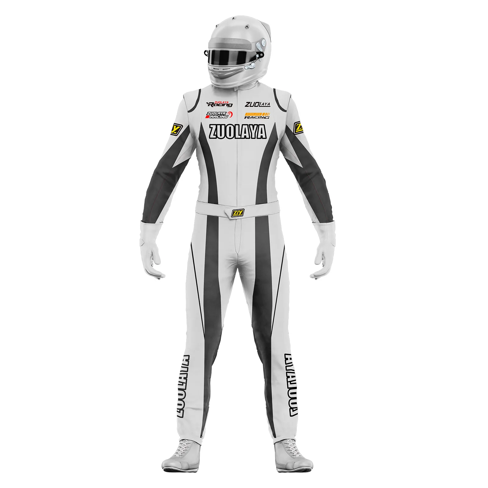 Factory High Quality Custom Made Fireproof Motorcycle Race Suit Overall Kart Racing Car Racing Suit RJ03