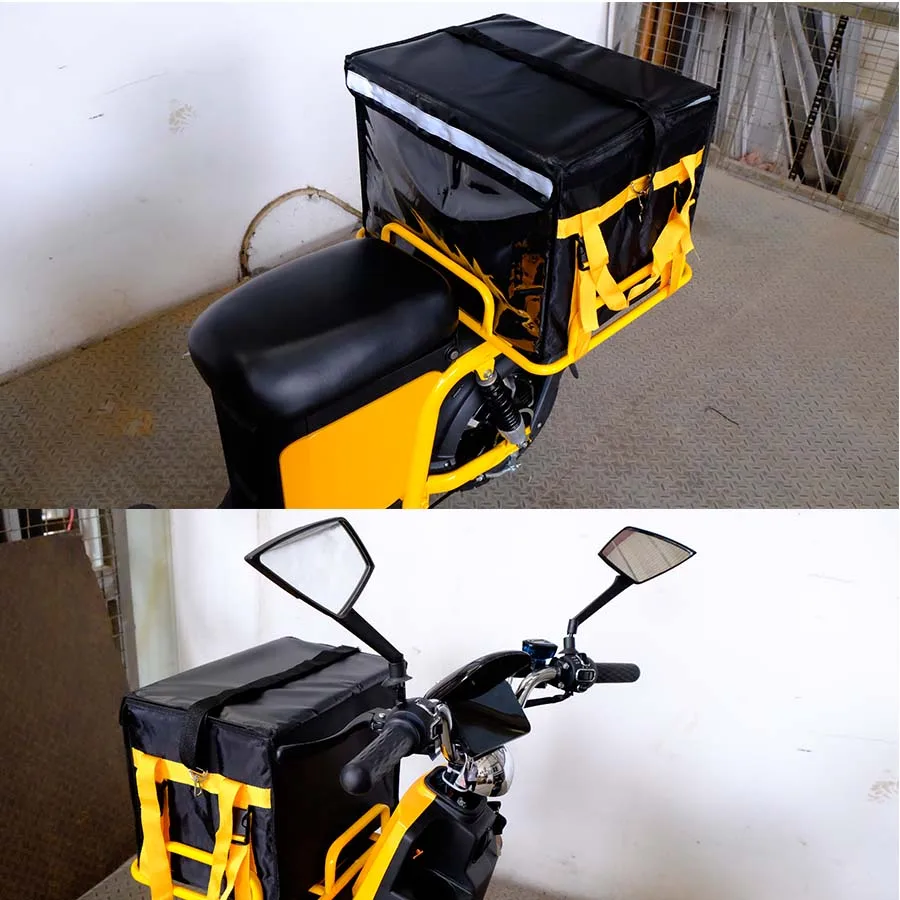Heated Delivery Box Motorcycle Morocco Delivery Bicycle for Couriers