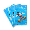Sac cadeau bleu Mickey, dos - PE - Lot de 10