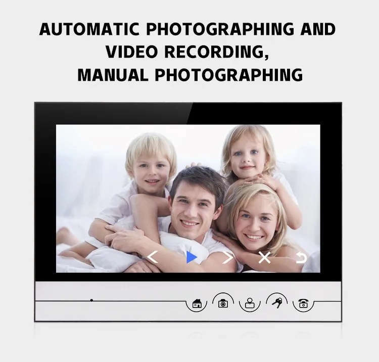 Дверной Видеозвонок 700tvl с умным замком и четкой видимостью в ночное время