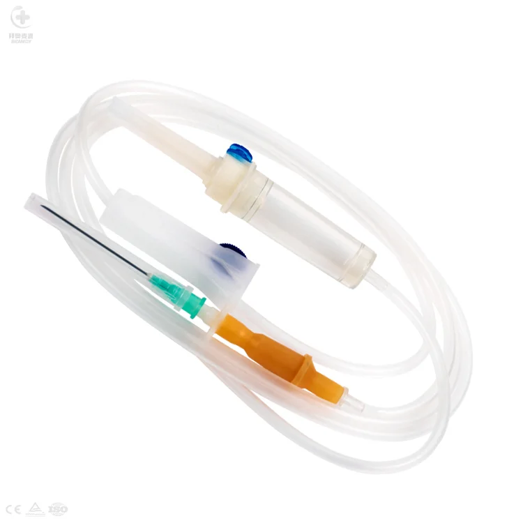 OEM Disposable PVC Infusion Set Medical Disposable Sterilized IV Set with Luer Lock Factory Direct
