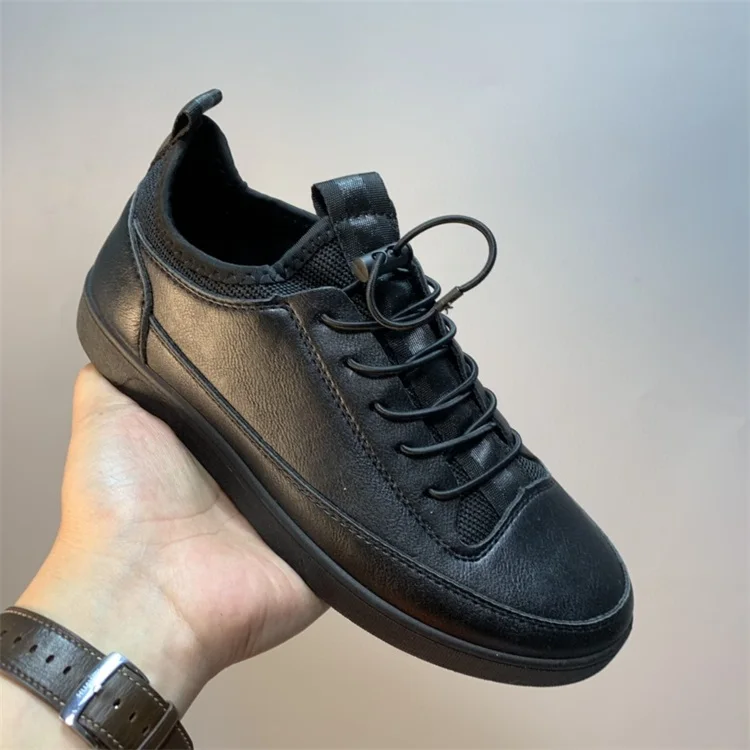 M5301 Used Shoes Factory Wholesale Leather Dress Shoes Warm For Men