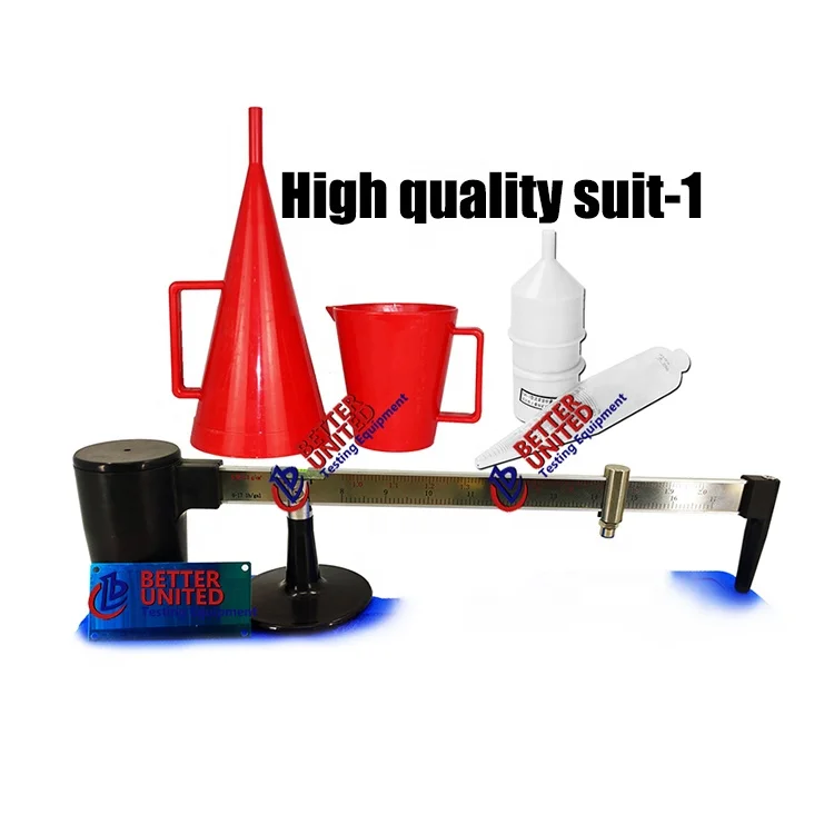 Kit Per Il Test Di Liquami (fango Equilibrio,Marsh Imbuto Viscosimetro,Sabbia Co
