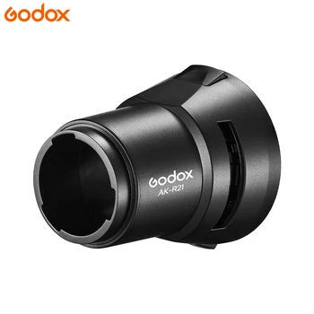 Godox AK-R21 Flash Accessories Projection Attachment Lens Round Head Fresnel Head Slide Kit for Godox AD200Pro V1 Flash detail image