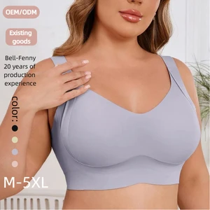 Wireless Bra Plus Size Women Intimates Bra 4XL Wide Straps Sujetador De Mujer BH Plus Size Seamless Large Size Bra