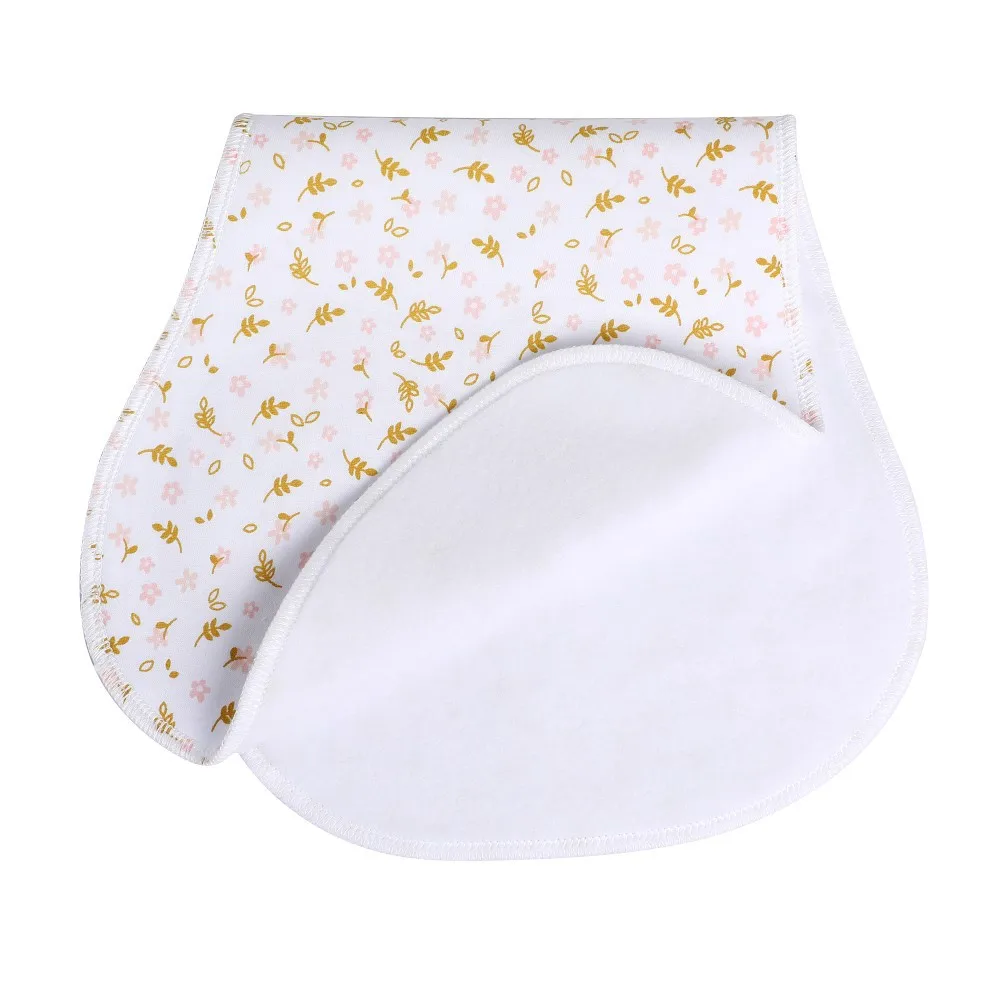 super soft baby burp cloth drool bibs in cotton details