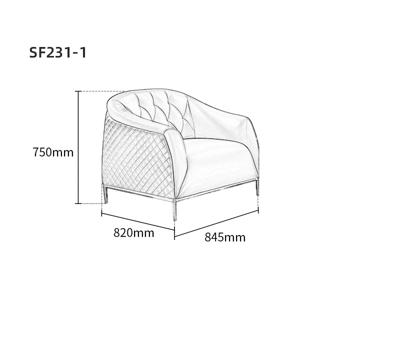 Luxury Executive Office Sofa Tuft Stitching Leather Office Sofa Set