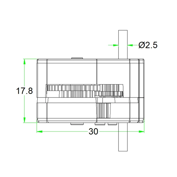 Тяговая коробка передач мотор игрушечный автомобиль аксессуары с железным