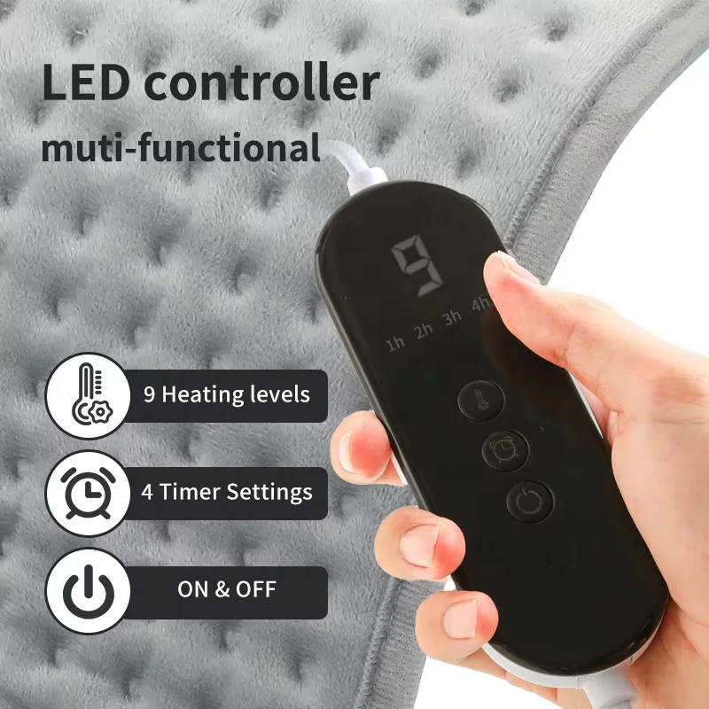 Multi-functional Heat Therapy Pad Electric Blanket Heating Pad Adjustable Temperature Comfort Heating Pad 5