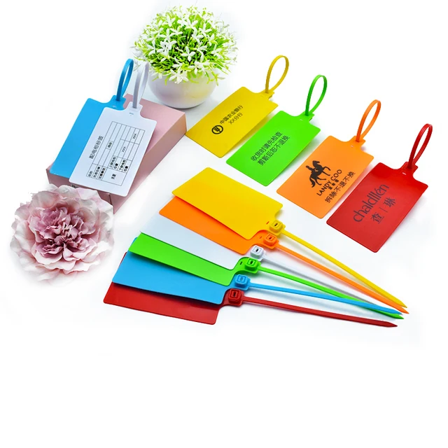 Security Seal Costume Brand Clothing Bags Hat Anti Theft  Custom Name Id Logo Travel Luggage Tags