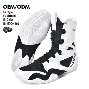 Professional Boxing Wrestling Boots for Men Fitness Weightlifting Shoes Breathable Wear-Resistant Anti-Slip Rubber Winter Summer