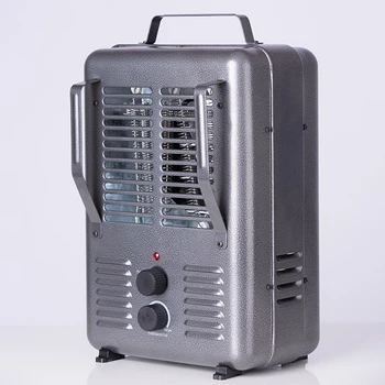 Milkhouse Space Heater 1500W with Thermostat 3 Heat Settings Safe and Quiet Heater Anti-Freezing Setting for Garage Workshop