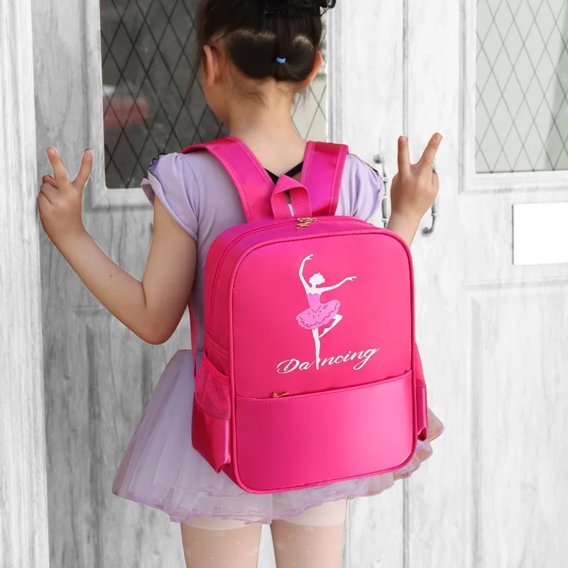 Latin Ballet Girl's Oxford Cloth Dance Bag Durable Cute - Main Image