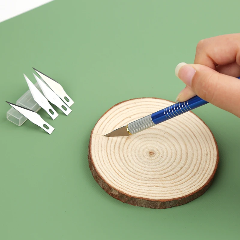 High Quality Aluminum Leather Handwork Tool  Pen Knife for Paper Hobby Art Craft Knife