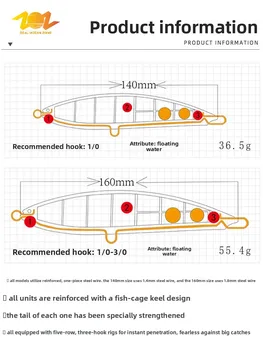 Stainless Steel Floating Pencil Lure 140160mm Long-Cast Surface Pencil for Saltwater Fish Hooks – Pencil – view 4
