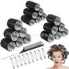 Aluminum core hair rollers-style C-37-piece set-25-36-50-60mm-6