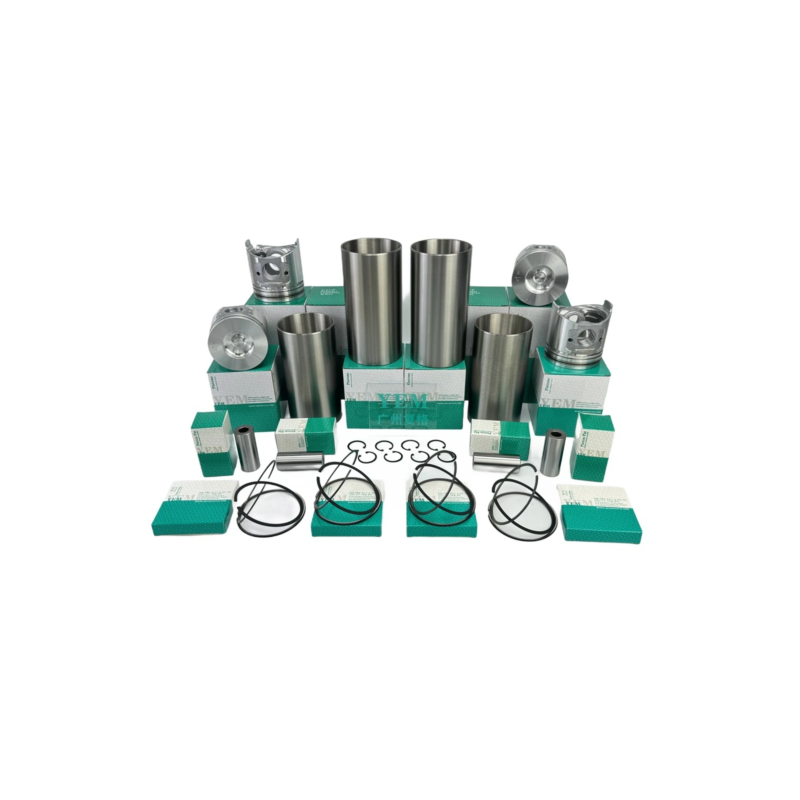 For Volvo D6E D7D D7E D12D D2.6 Cylinder Liner Kit Engine Repair Kit