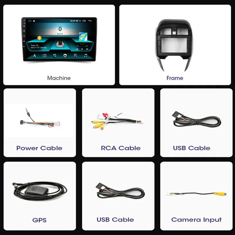Android12 Headunit Car Player for Nissan Almera Sunny Versa 2014-2018 Stereo Carplay IPS Youtube BT SWC WiFi FM GPS Radio