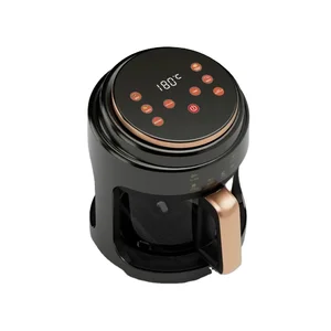 3L 4L 5L Smart Electric Air Fryers Simple Button Design Oil-Free Frying Glass Ovens Touch Screen Classic for Household Hotel Use