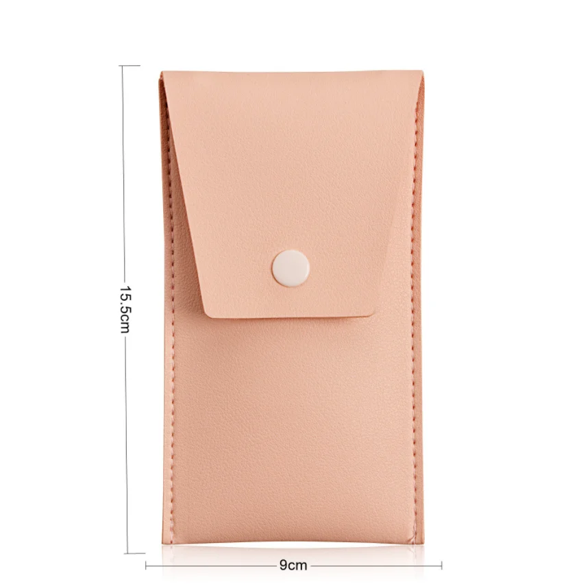 Высокое качество, 8 комплектов в партии, мини-ПК с набор кистей для макияжа с местом для хранения с сумочкой в тон розового цвета макарунов, кисть для нанесения основы под макияж с деревянной ручкой из мягкого меха Портативный косметический набор