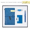 Cuaderno+metal+Tarjetero+Memorias USB