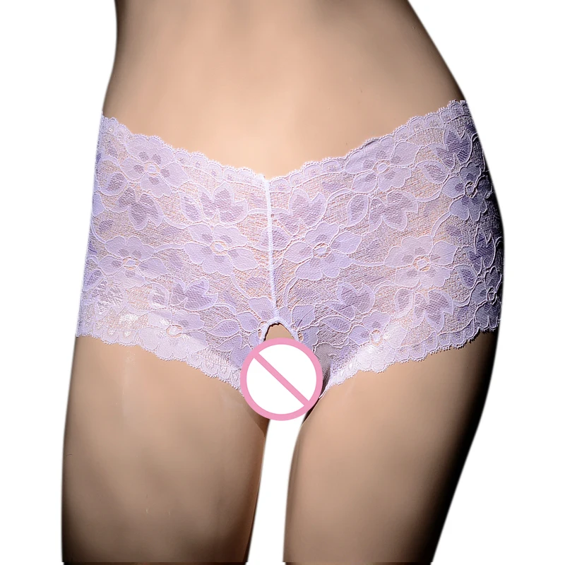 Open Crotch Lace Sexy Mens Lingerie