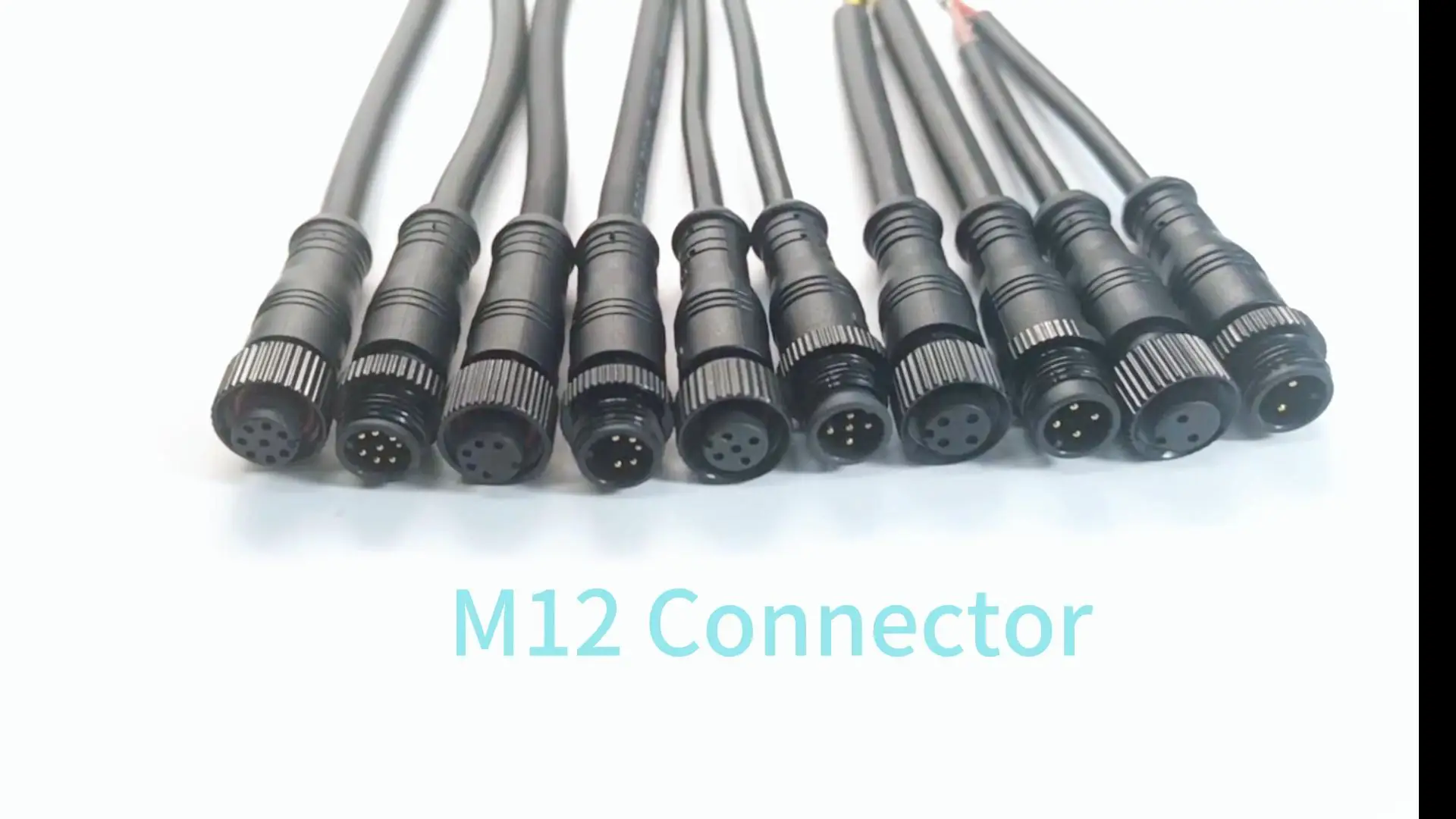 2 3 4 5 6 Pin Electric Wire Cable M12 M14 M15 M16 Waterproof Connector Ip68 Buy Waterproof 9612