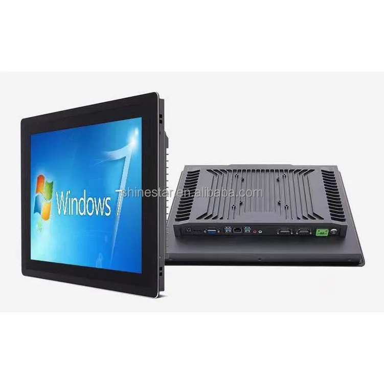 Aluminium 13.3 Inch Embedded Terminal Panel PC Touch Screen Industrie ...