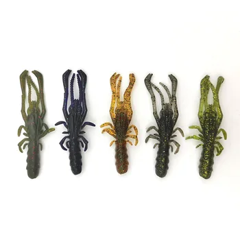 Lure Artificial Biomimetic Shrimp Bait Bass Long-Cast Freshwater Saltwater Soft Bait Stainless Steel Hooks Factory Wholesale – Soft Lure – view 2