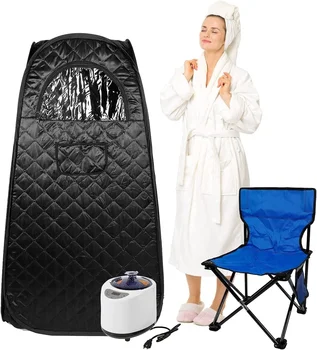 Portable Lightweight Personal Steam Sauna Spa for Home Use Relaxation 2.6 Chinese Living Room Control Panel 220v Home Steamer